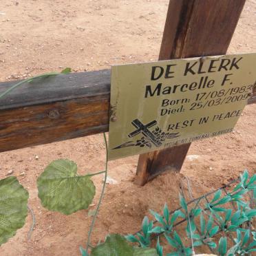 KLERK Marcelle F., de 1983-2009