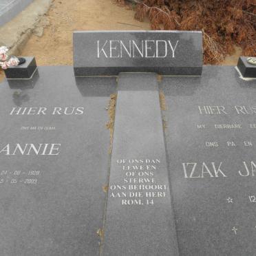 KENNEDY Izak Jacobus 1916- &amp; Annie 1928-2003
