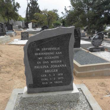 KRUGER Paulina Johanna 1891-1975