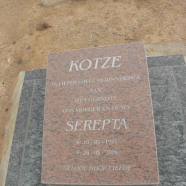 KOTZE Serepta 1931-2004