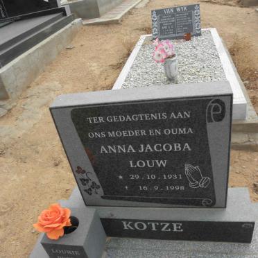 KOTZE Anna Jacoba Louw 1931-1998