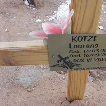 KOTZE Lourens 1956-2012