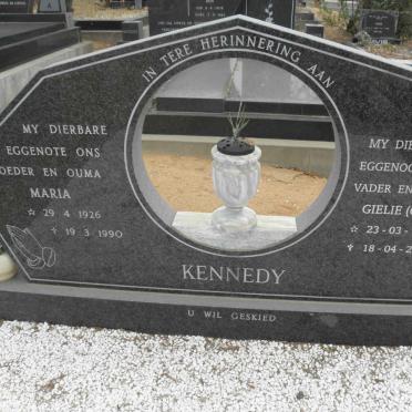 KENNEDY G.P. 1914-2000 &amp; Maria 1926-1990