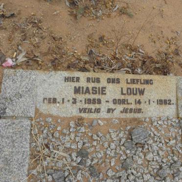 LOUW Miasie 1959-1962