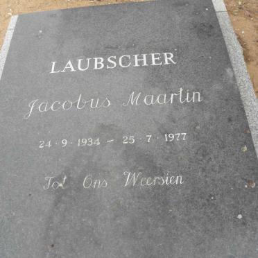 LAUBSCHER Jacobus Maartin 1934-1977