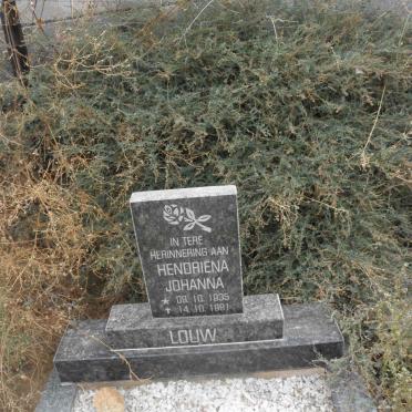 LOUW Hendriena Johanna 1935-1981