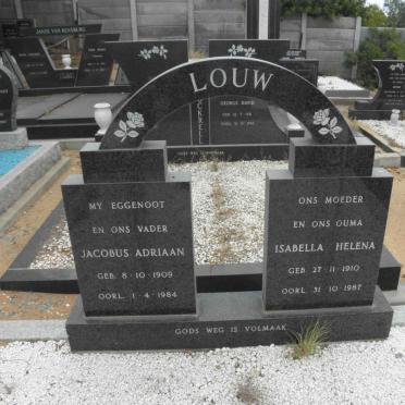 LOUW Jacobus Adriaan1909-1984 &amp; Isabella Helena 1910-1987