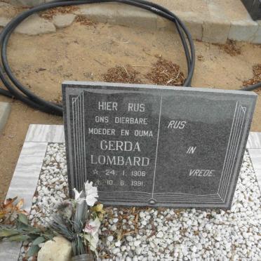 LOMBARD Gerda 1906-1991