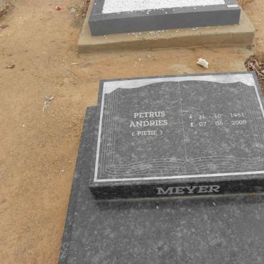 MEYER Petrus Andries 1951-2000