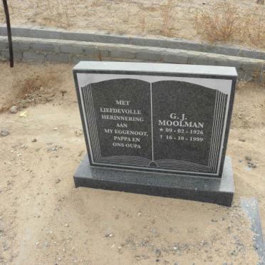 MOOLMAN G.J. 1926-1999