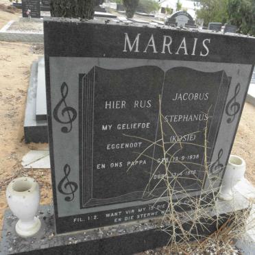 MARAIS Jacobus Stephanus 1938-1976