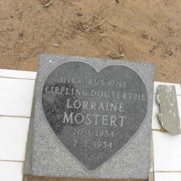 MOSTERT Lorraine 1954-1954