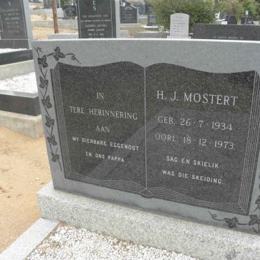 MOSTERT H.J. 1934-1973
