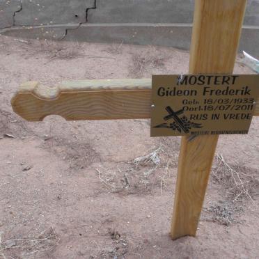 MOSTERT Gideon Frederik 1933-2011