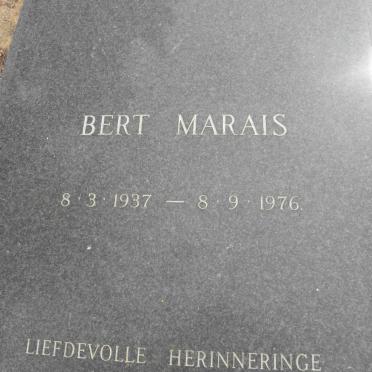 MARAIS Bert 1937-1976