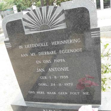 NELSON Jan Antonie 1938-1979