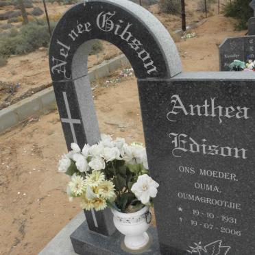 NEL Anthea Edison nee GIBSON 1931-2006