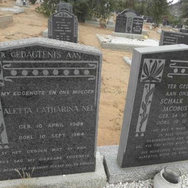 NEL Schalk Willem Jacobus 1903-1982 &amp; Aletta Catharina 1908-1964