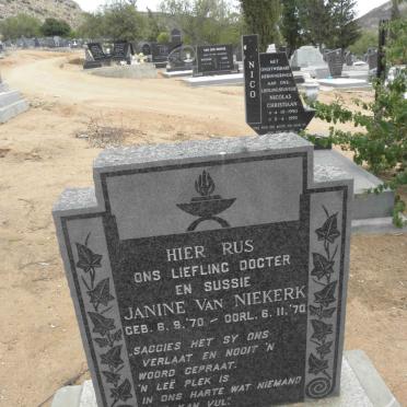 NIEKERK Janine, van 1970-1970