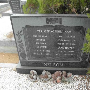NELSON Anthony 1902-1985 &amp; Hester 1912-1998