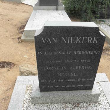 NIEKERK Cornelis Albertus, van 1951-1970