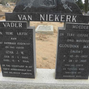 NIEKERK Izak J.M., van 1900-1966 &amp; Gloudina Maria BLOM 1907-1995