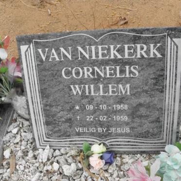 NIEKERK Cornelis Willem, van 1958-1959