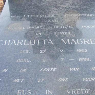 NIEKERK Charlotta Magreta, van 1962-1986