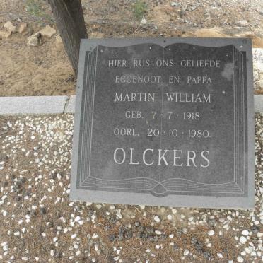 OLCKERS Martin William 1918-1980