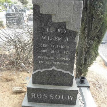 ROSSOUW Willem J. 1906-1971