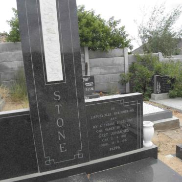 STONE Gert Johannes 1901-1982