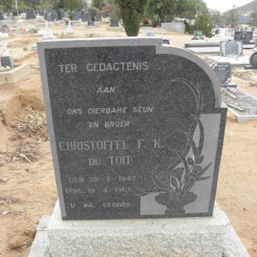 TOIT Christoffel F.K., du 1947-1967