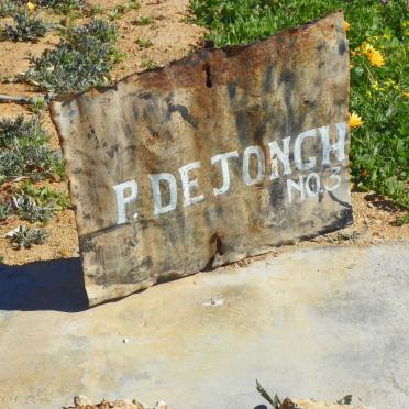 JONGH P., de