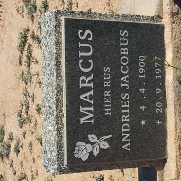 MARCUS Andries Jacobus 1900-1977