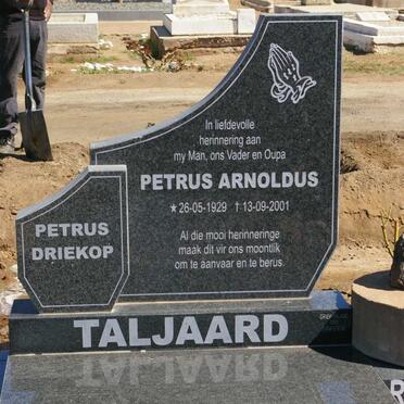 TALJAARD Petrus Arnoldus 1929-2001 &amp; Elizabeth Petronella WIID 1932-2017