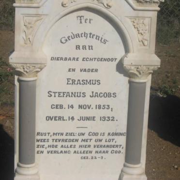 JACOBS Erasmus Stefanus 1853-1932 &amp; Gesie Maria Susanna SWIEGERS 1858-1947