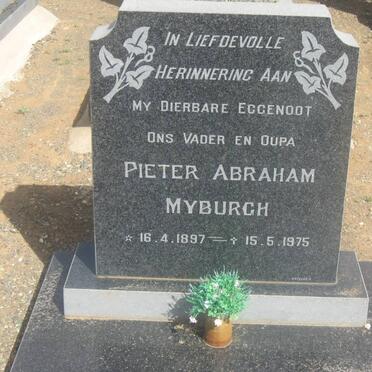 MYBURGH Pieter Abraham 1897-1975 &amp; Martha S.C.P. LOURENS 1900-1990