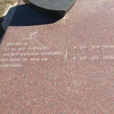 WIID Pieter Jacobus 1940-2002