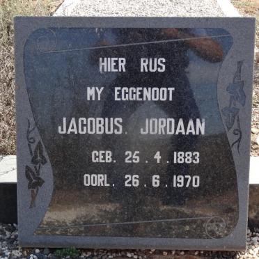 JORDAAN Jacobus 1883-1970