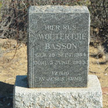 BASSON Woutertjie 1954-1955
