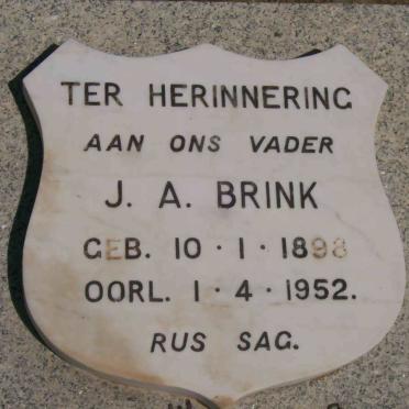 BRINK J.A. 1898-1951