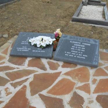 BOOYSEN W.A. 1937-1997 &amp; Elizabeth Yvonne VORSTER 1939-2010