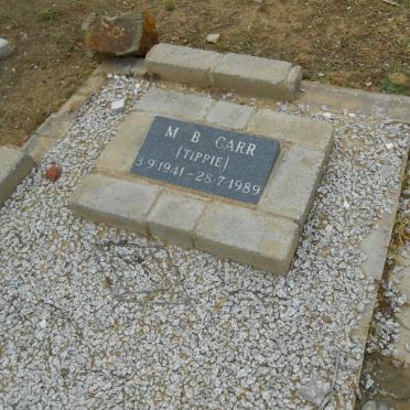 CARR M.B. 1941-1989
