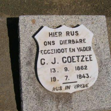 COETZEE G.J. 1862-1943