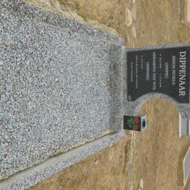DIPPENAAR Simon Petrus 1938-1998 &amp; Abramina Van Wyk 1943-
