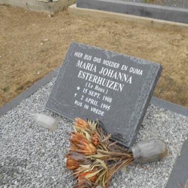 ESTERHUIZEN Maria Johanna nee LE ROUX 1908-1995