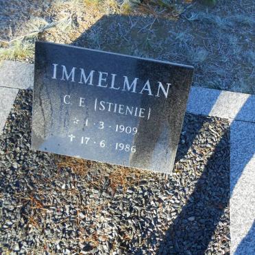 IMMELMAN C.E. 1909-1986