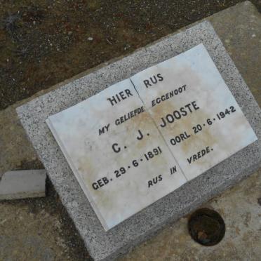 JOOSTE C.J. 1891-1942