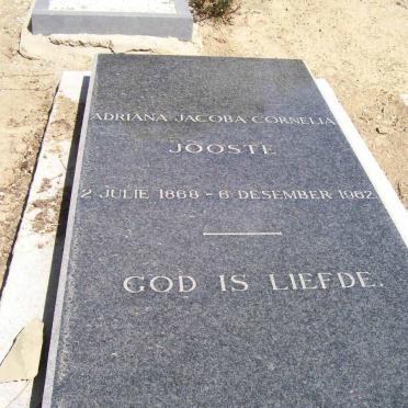 JOOSTE Adriana Jacoba Cornelia 1868-1962