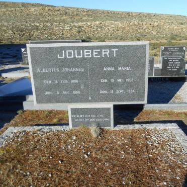 JOUBERT Albertus Johannes 1896-1968 &amp; Anna Maria 1902-1984